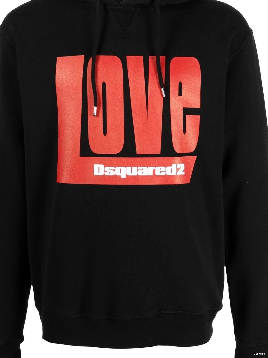 Disqued DSQUARED2 logo-print pullover hoodie Men 0219