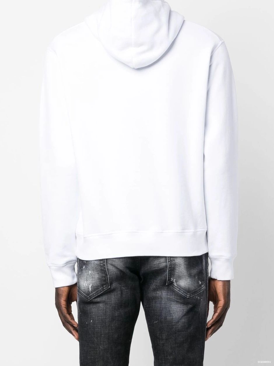 Disqued cotton logo-print hoodie DSQUARED2 Men 0216