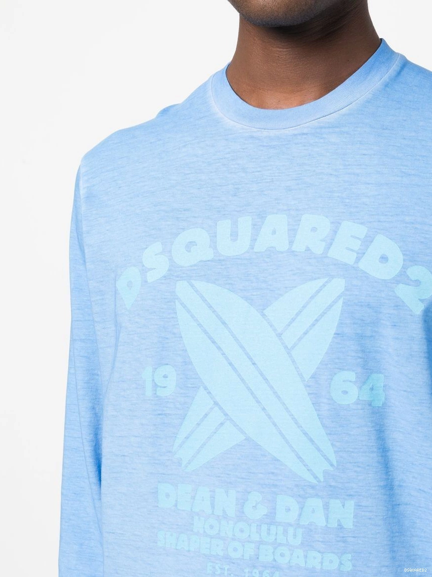 Affordable Men DSQUARED2 logo-print sweatshirt detail 0215