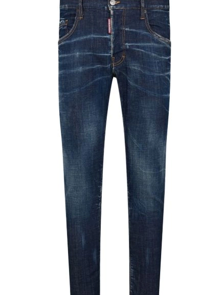 Disqued jeans logo-applique slim-cut Men DSQUARED2 0213